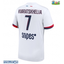 Paris Saint-Germain Khvicha Kvaratskhelia #7 Bortedrakt 2025-26 Kortermet